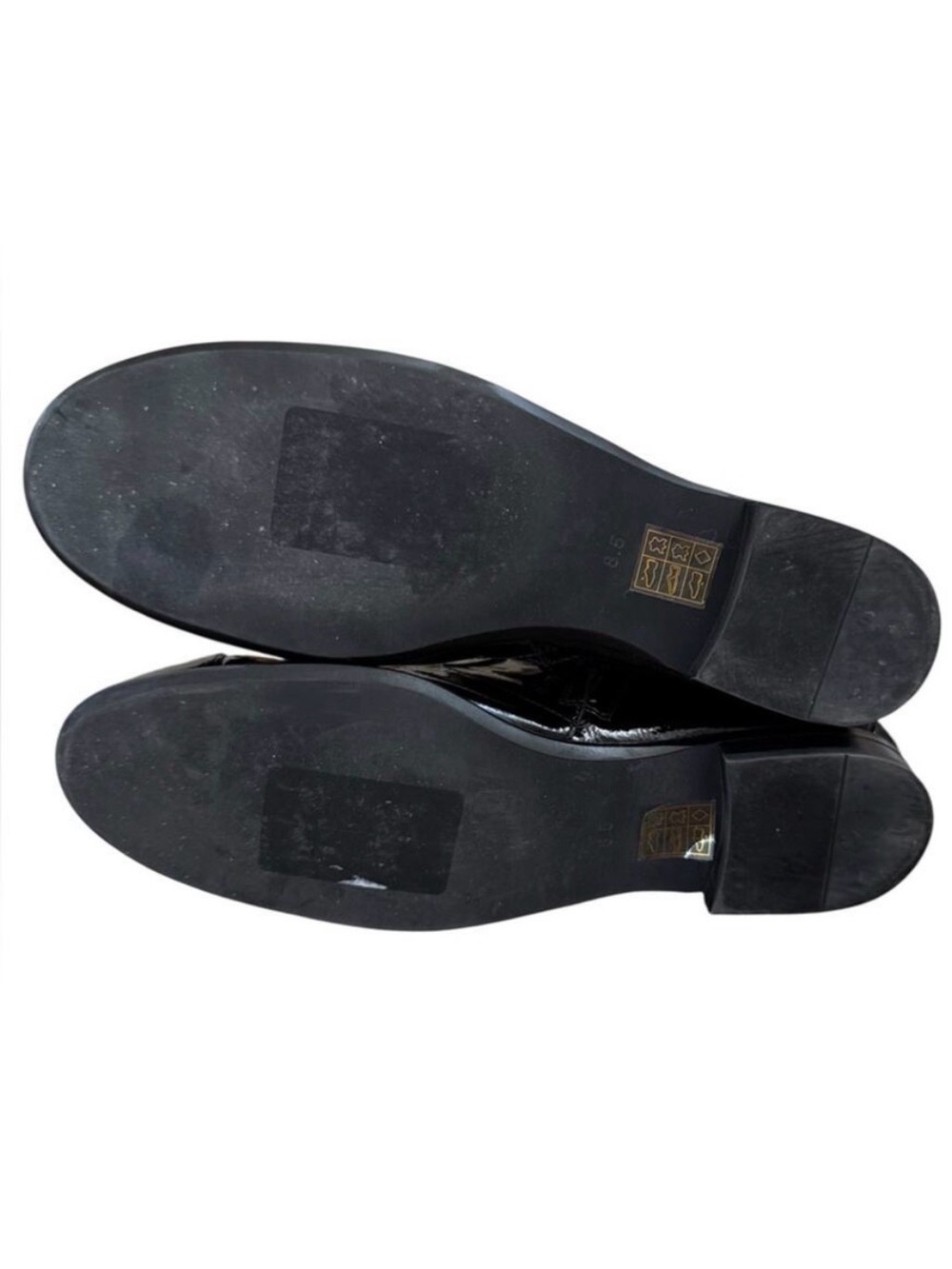 Jeffrey Campbell Black Patent Leather Ankle Boots 8.5 - Picture 6 of 6
